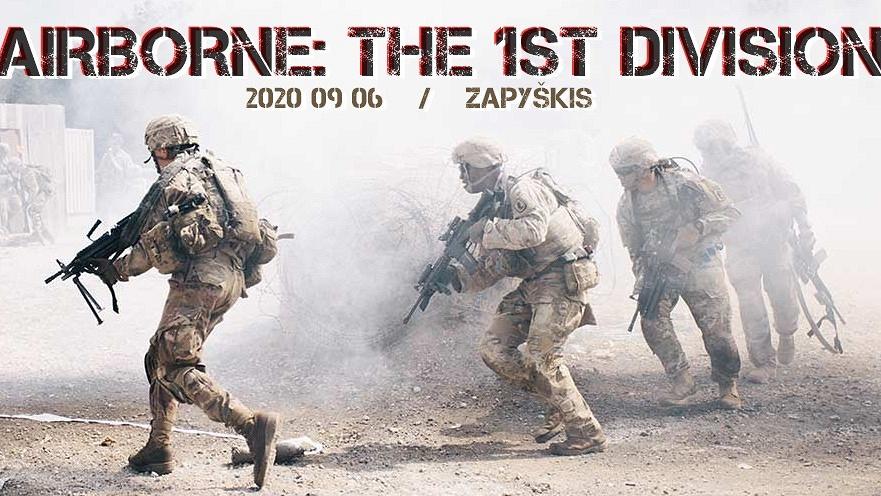 AIRBORNE: the 1st Division 2020 09 06 Zapyškis