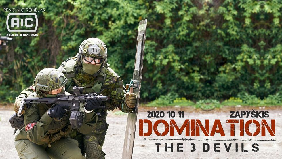 DOMINATION: the 3 Devils 2020 10 11 Zapyškis