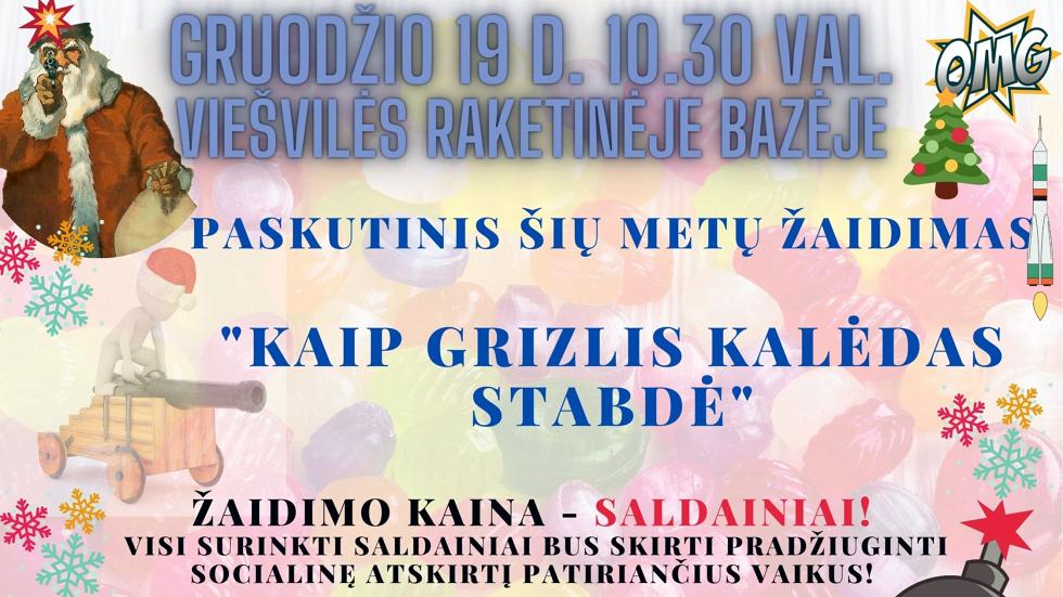 Kaip grizlis Kalėdas stabdė