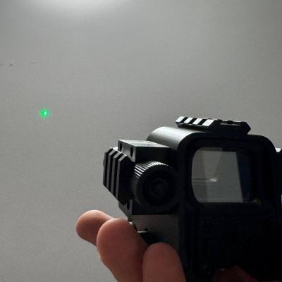 Holographic Rifle Scope Red Dot Sight with Green Laser Sight