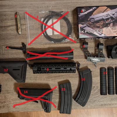 Parduodami daiktai (šrotas):