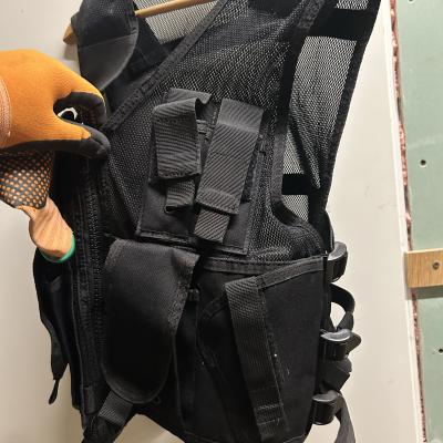 Taktinė liemenė M dydis, su diržu