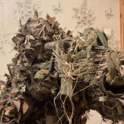 Ghillie leaf suit