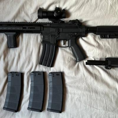 Parduodu Double Eagle M904L Falcon 3.0 ETU airsoft AEG