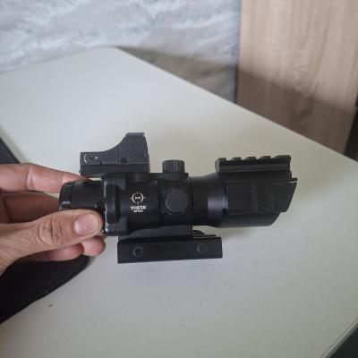 Rhino 4X32 Scope with Micro kolimatorius