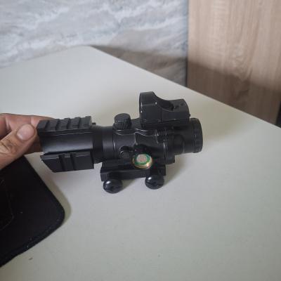 Rhino 4X32 Scope with Micro kolimatorius