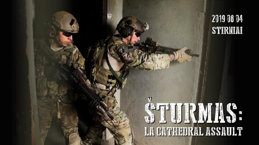 Šturmas: la Cathedral assault 2019 08 04 Stirniai