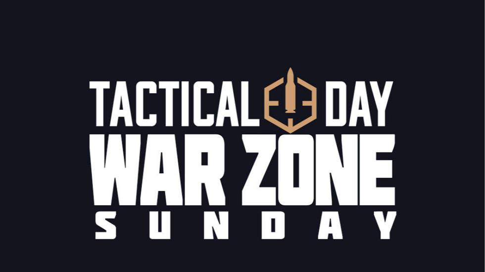 TACTICAL DAY War Zone Sekmadienis